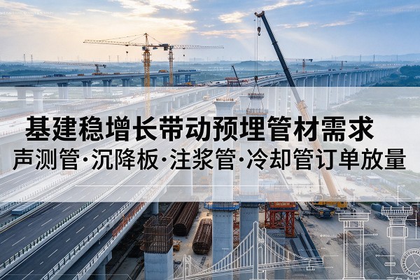 永城基建稳增长带动预埋监测管材需求，声测管、沉降板、注浆管订单持续放量